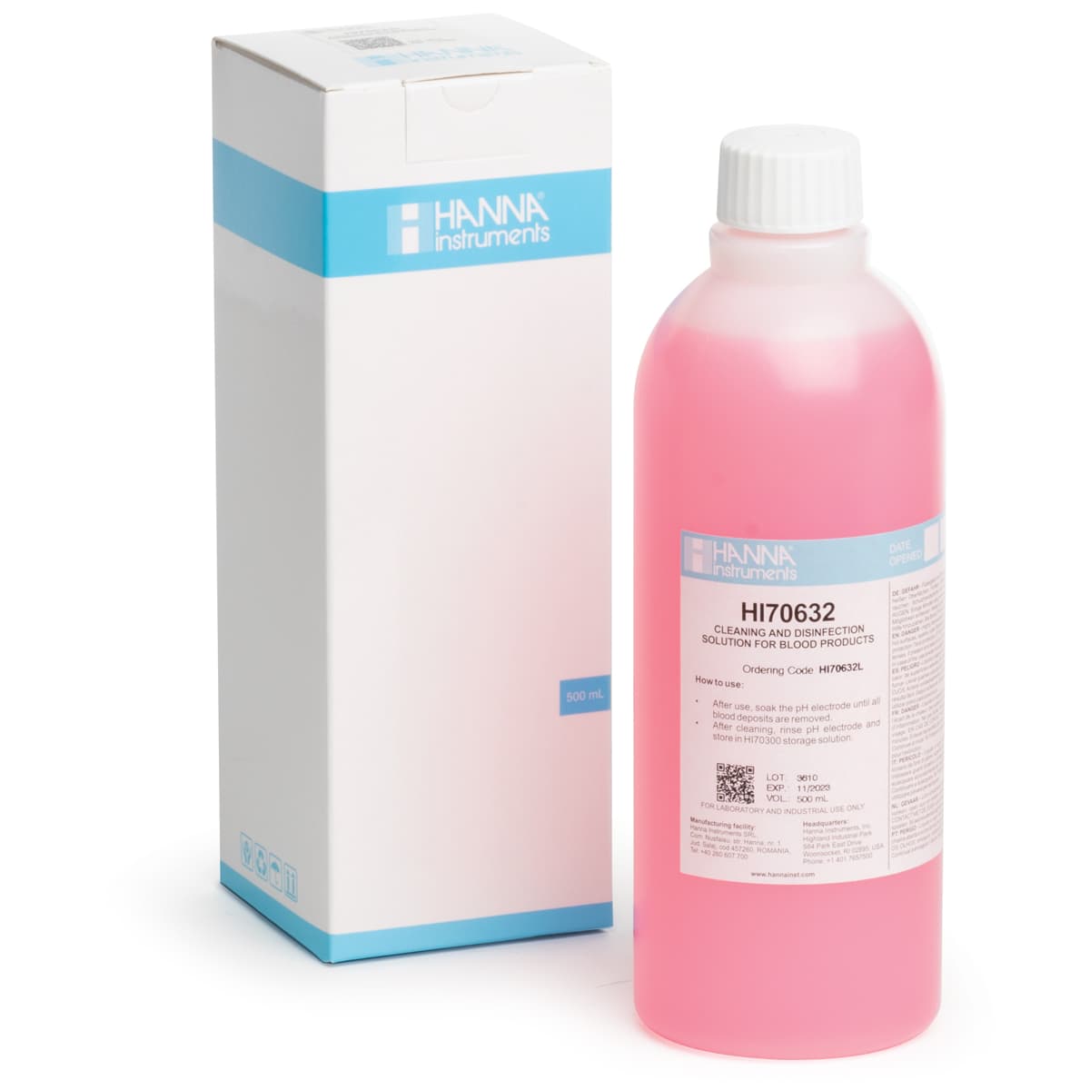 HI70632L – Disinfection Solution for blood products – 500ml