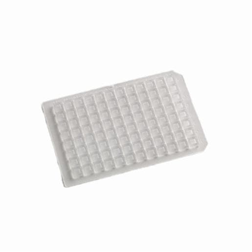 Porvair Sciences Ultra low bleed clear spray coated PTFE/Silicone square 96 well sealing mat (Pre-slit) 976275SW-96