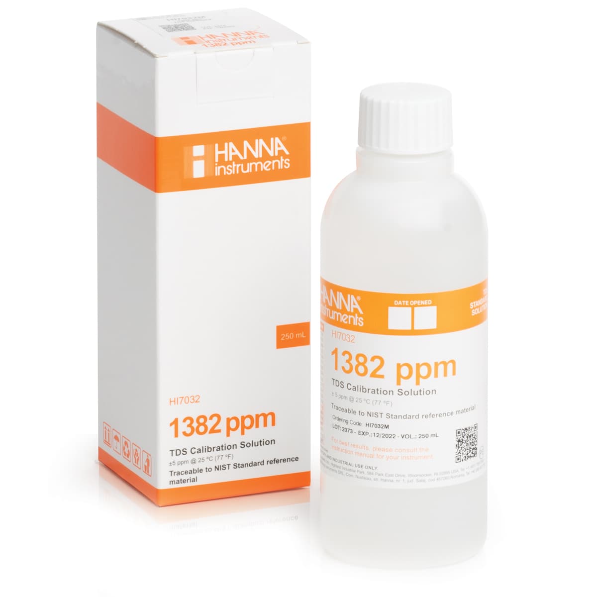 1382 mg/L (ppm) TDS Calibration Solution (230mL Bottle)