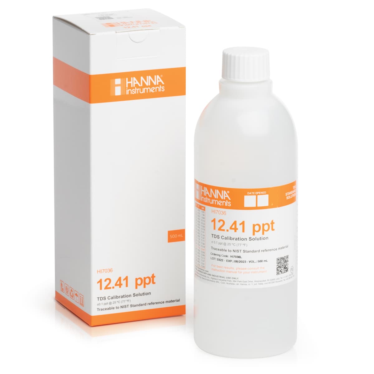 HI7036L – 12.41 g/L (ppt) TDS @25°C – 500ml