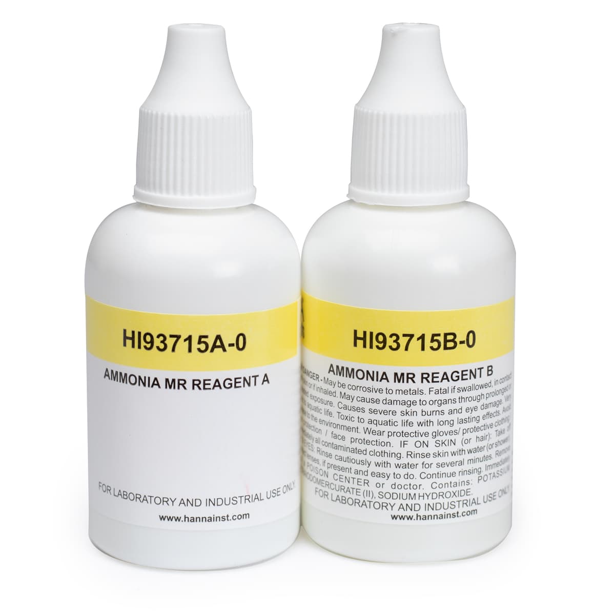 HI93715-01 Ammonia MR – Reagents – 100 Tests