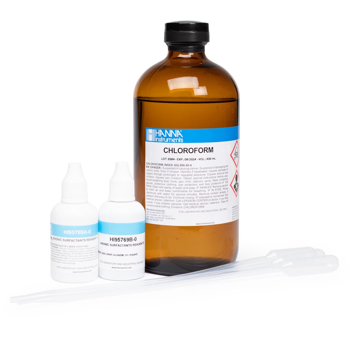 Reinigungsmittel anionisch – Reagenzien-Kit – 100 Tests