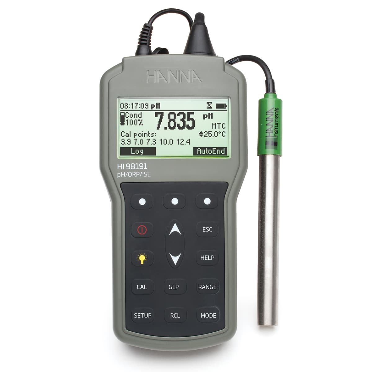Portable pH/ORP/ISE Meter – HI98191