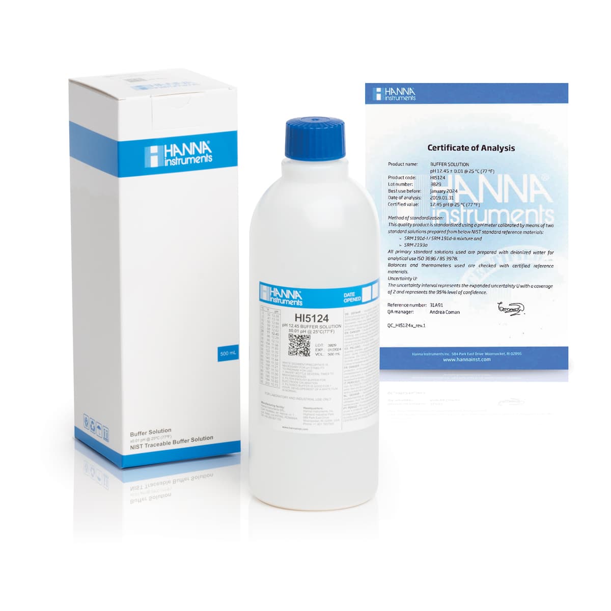 HI5124 – 12.45 pH@25°C – TQ – 500ml