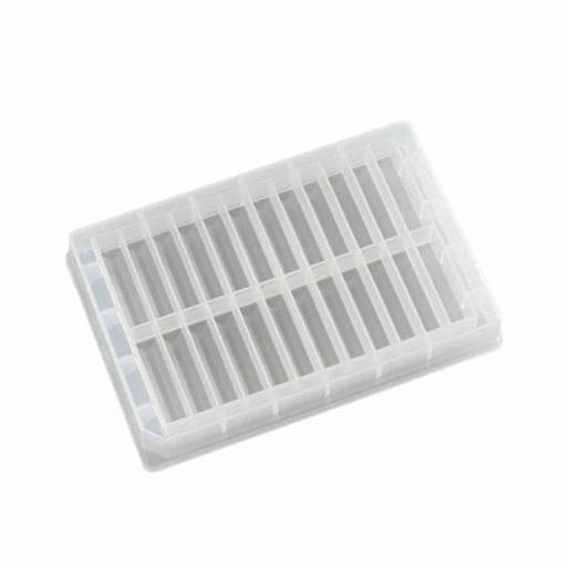 Porvair Sciences 78 ml Reservoir plate: 2 rows of 12 V bottom 390108