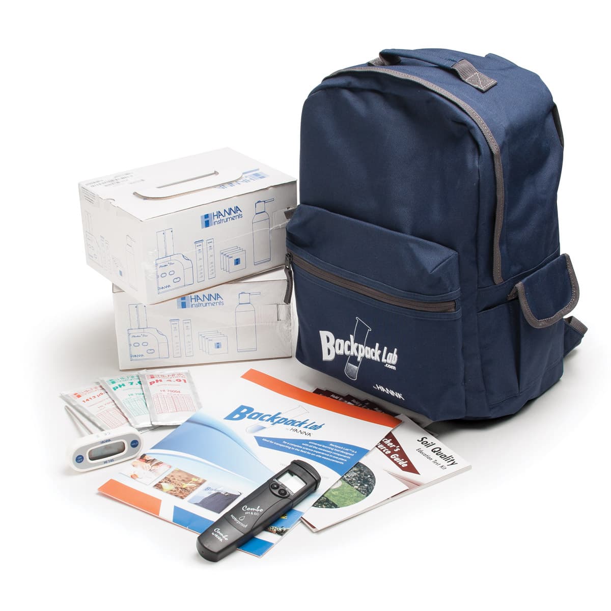 HI3896BP Backpack Lab Soil Quality Educational Test Kit
