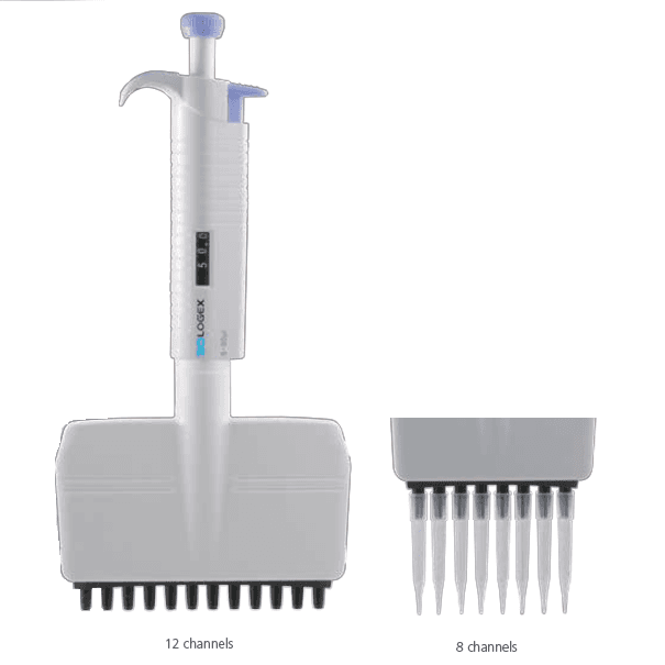 12CH MicroPette Plus, Adjustable Volumn, 0.5-10 µl