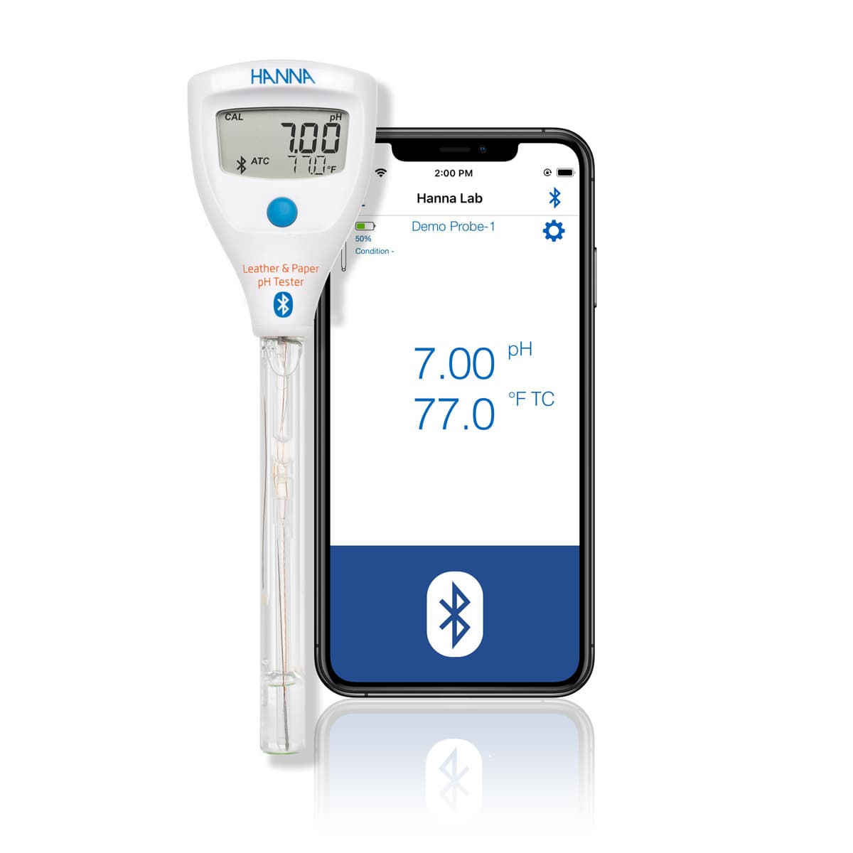 HALO2 Wireless pH Tester for Leather & Paper