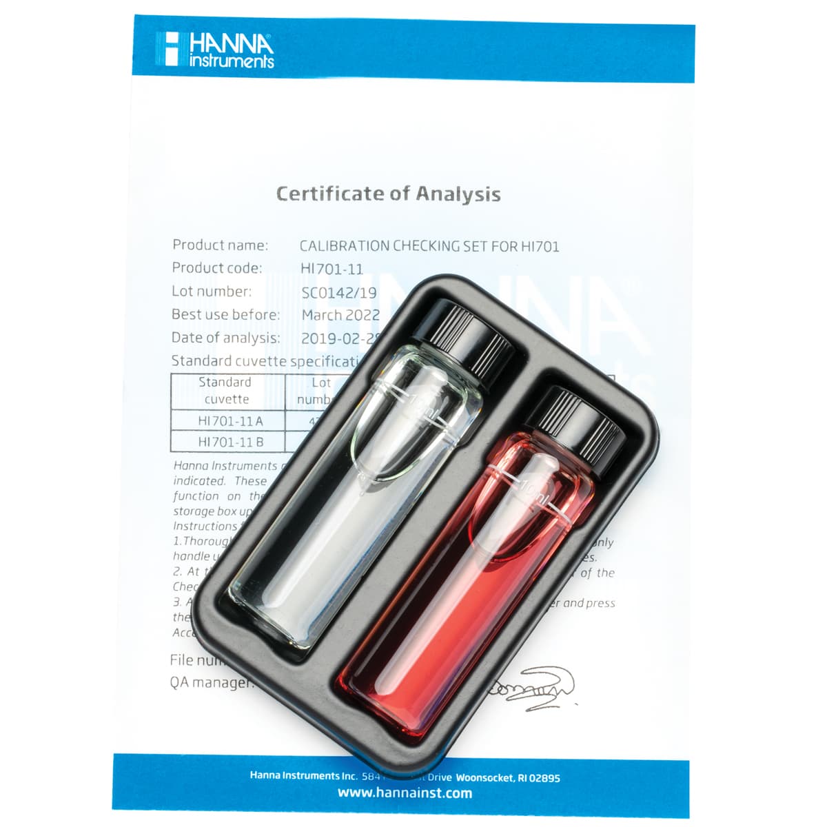 Calibration Standard HI 701 Checker HC ®