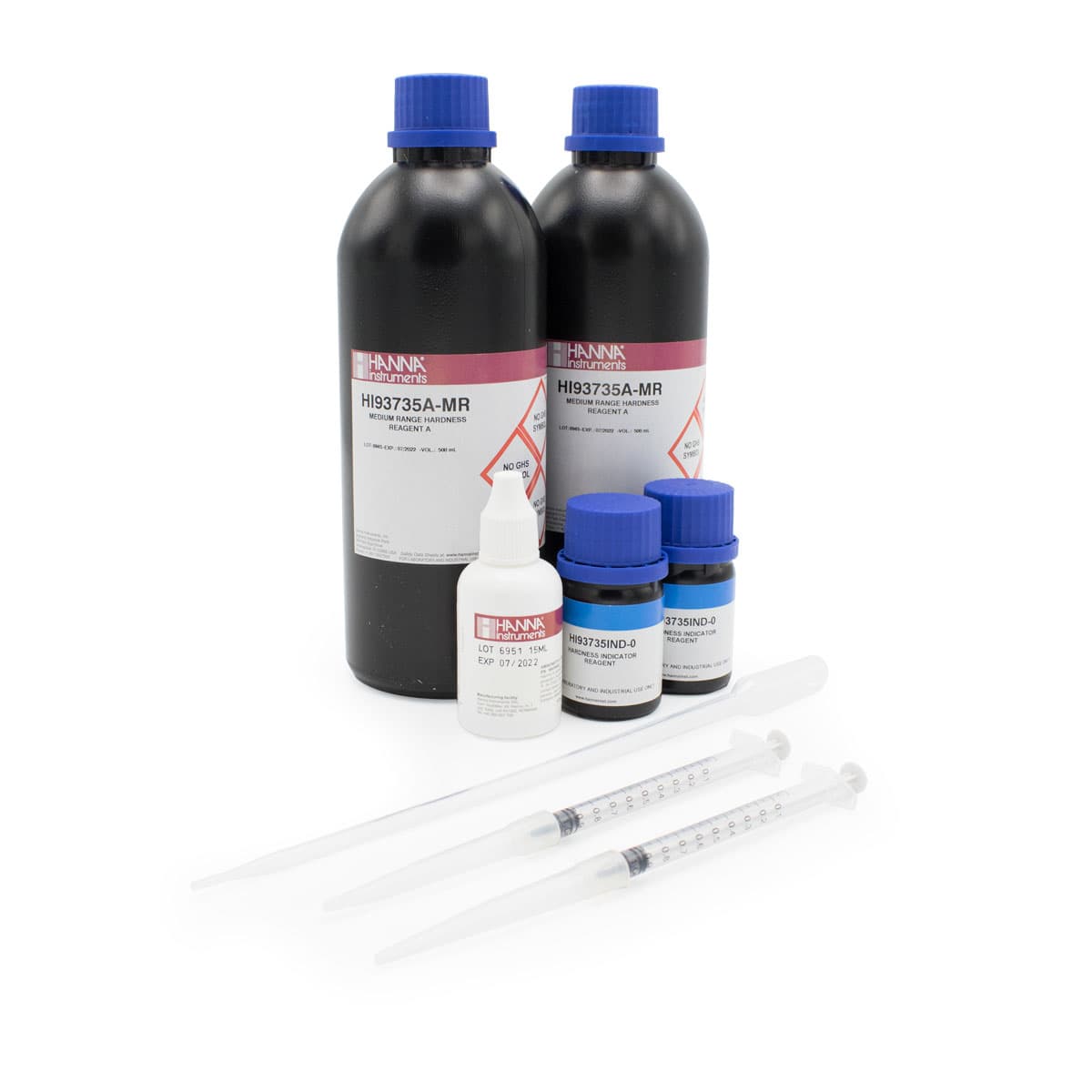 HI93735-01 Hardness Total (200 to 500 mg/L) – Reagents -100 Tests