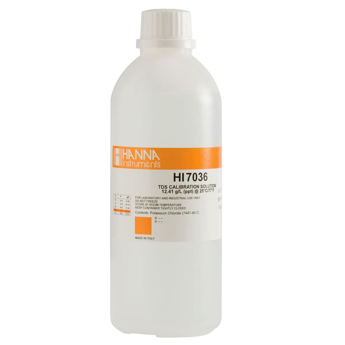 12.41 g/L (ppt) TDS Calibration Solution (1L)