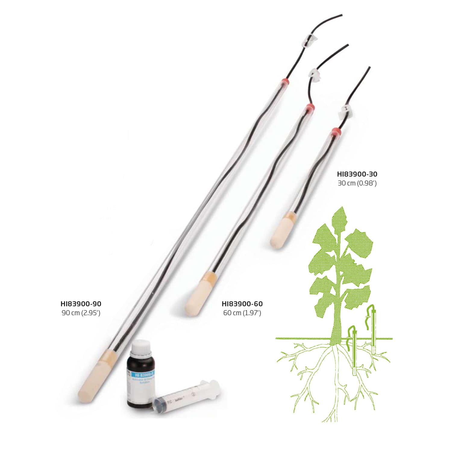 Suction Lysimeter for Root Level Soil Monitoring