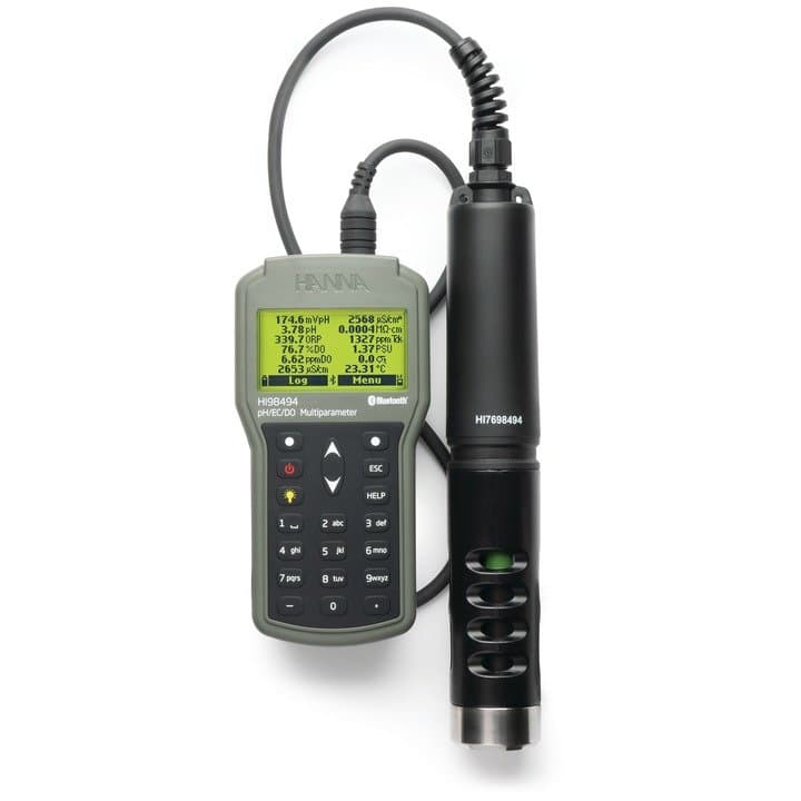 Portable Multiparameter pH/EC/opdo® Meter with Bluetooth®