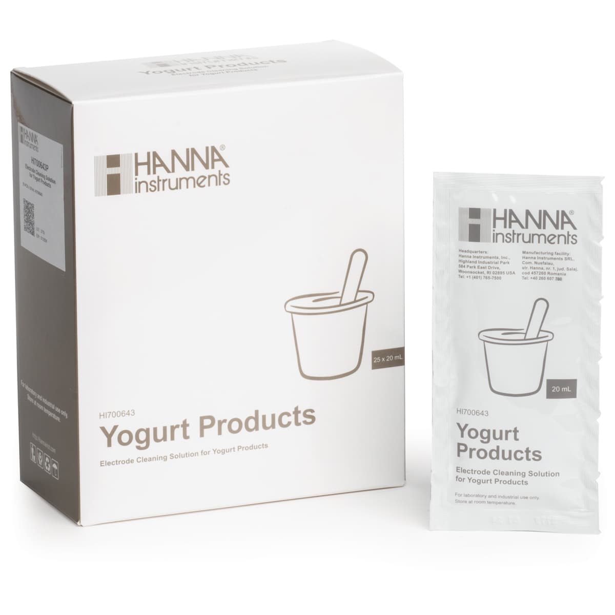 Cleaning Solution for Yogurt Deposits (25 x 20 mL Sachets)