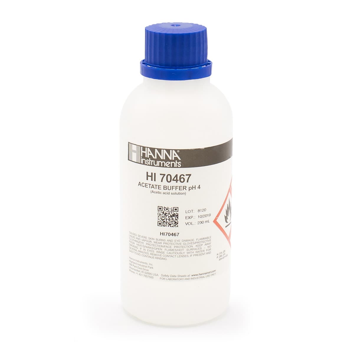 Acetate Buffer pH 4.18, 230 mL