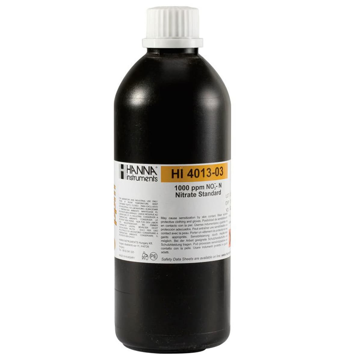 HI4013-03 ISE 1000 mg/L (ppm) Nitrate Std , 500 ml Bottle
