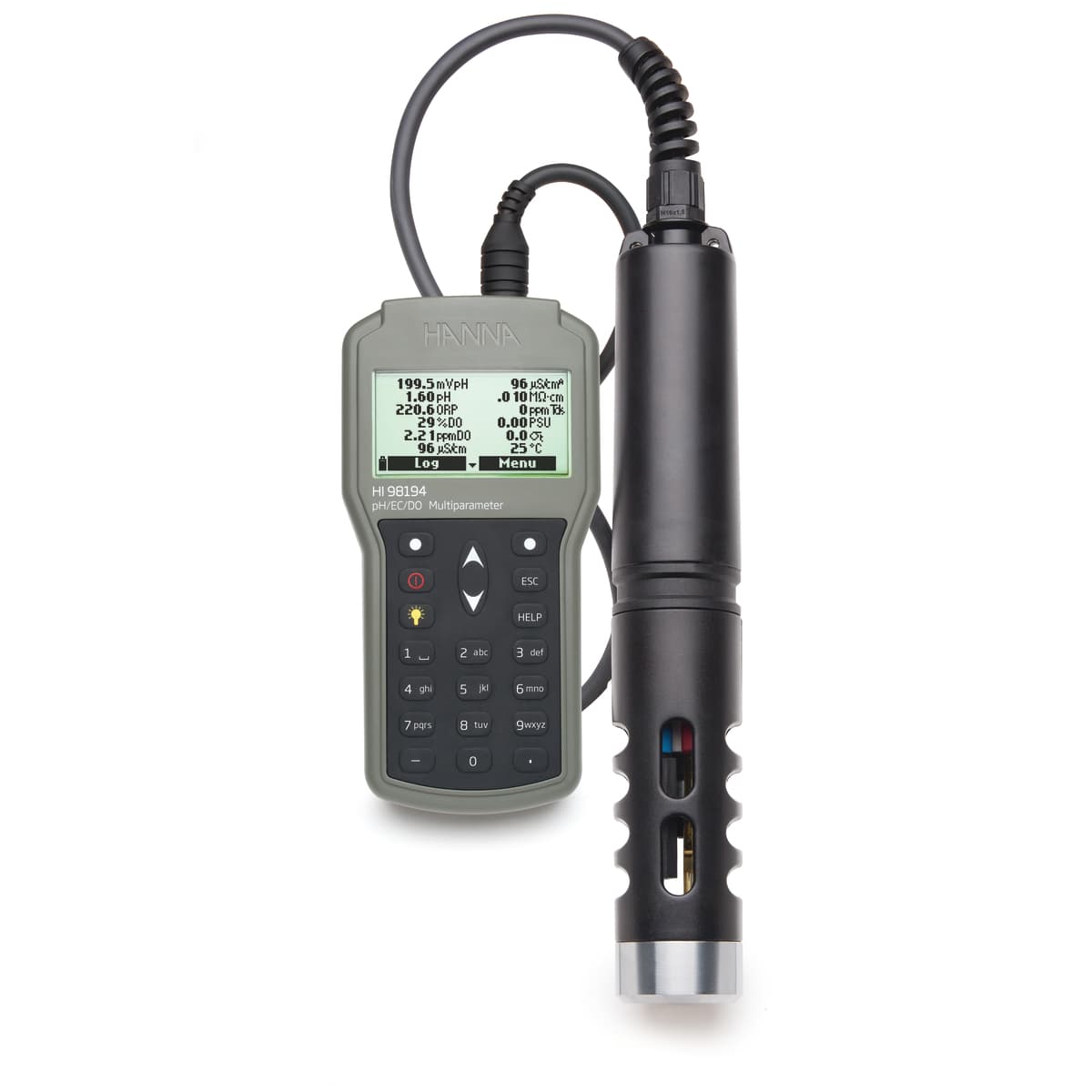 Multiparameter pH/EC/TDS/Salinity/DO/Pressure/ Temperature Waterproof Meter
