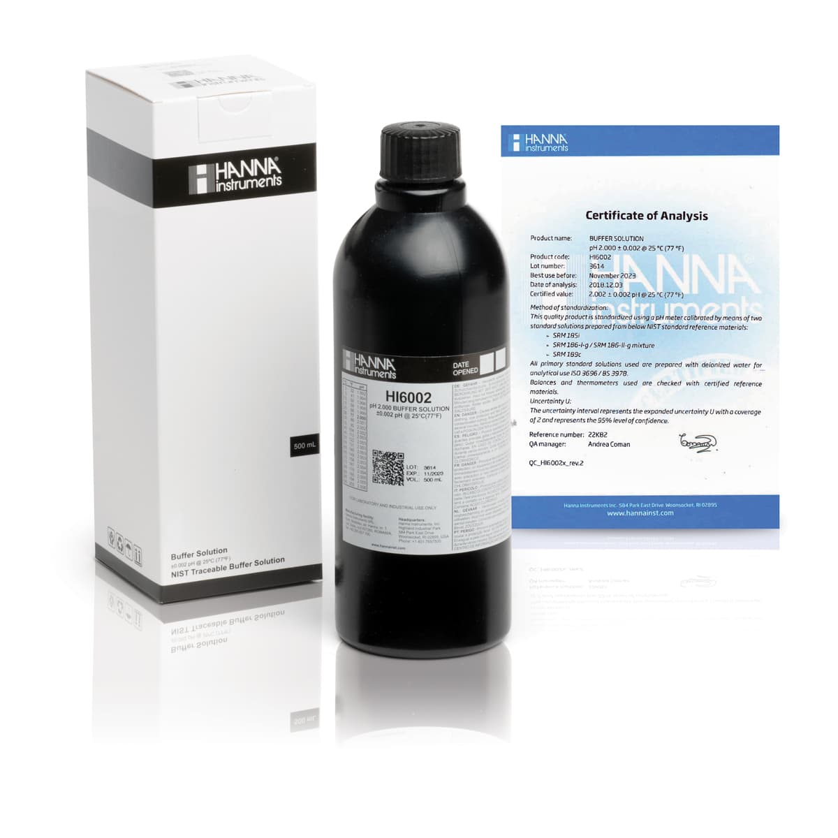 HI6002 – 2.000 pH@25°C – MQ – 500ml
