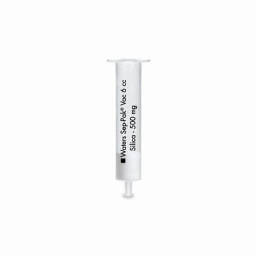 Waters Certified Sep-Pak Silica 6 cc Vac Cartridge, 500 mg Sorbent per Cartridge, 55-105 µm, 30/pk 186004616