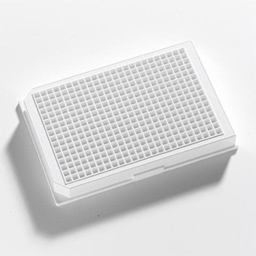 Porvair Sciences 384 Well 120 µl Polystyrene, White F bottom assay plate 222003