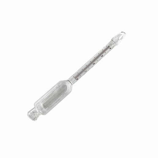 Funke Gerber แท่งแก้ววัดเปอร์เซ็นต์ไขมันในนมช่วง 0-4% 3161