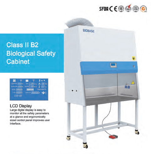 Class II B2 Biosafety Cabinet, 1100 MM. (Set)
