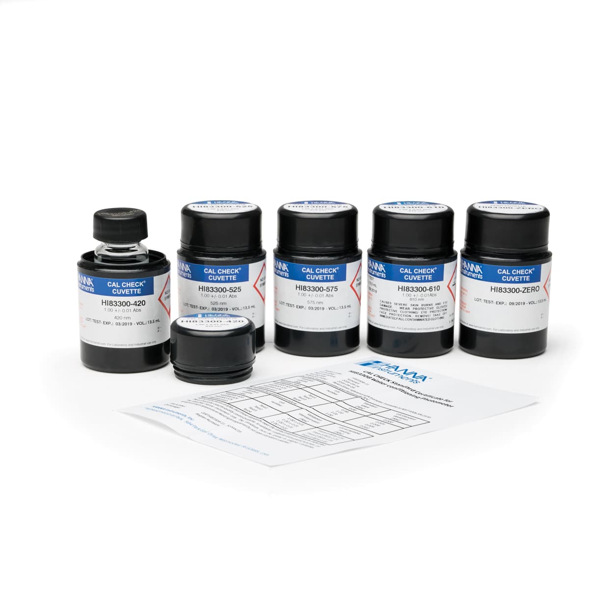 CAL Check Cuvette Kit for HI83308 Water Conditioning Photometer