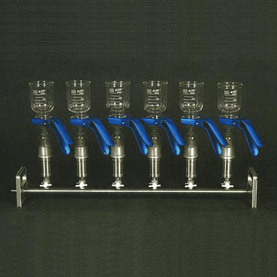 Six Branch Stainless Steel Filter Manifold