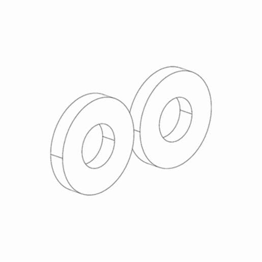 Buchi Set gasket silicone 20pcs. 040023