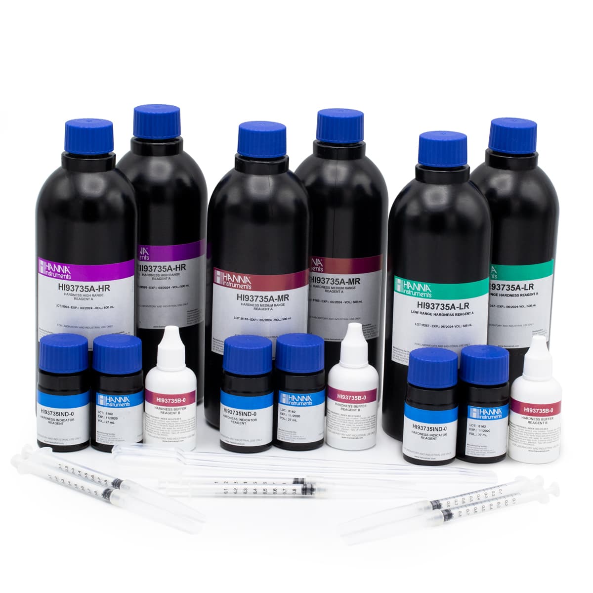 HI93735-0 Hardness Total (0 to 750 mg/L) – Reagents -100 Tests