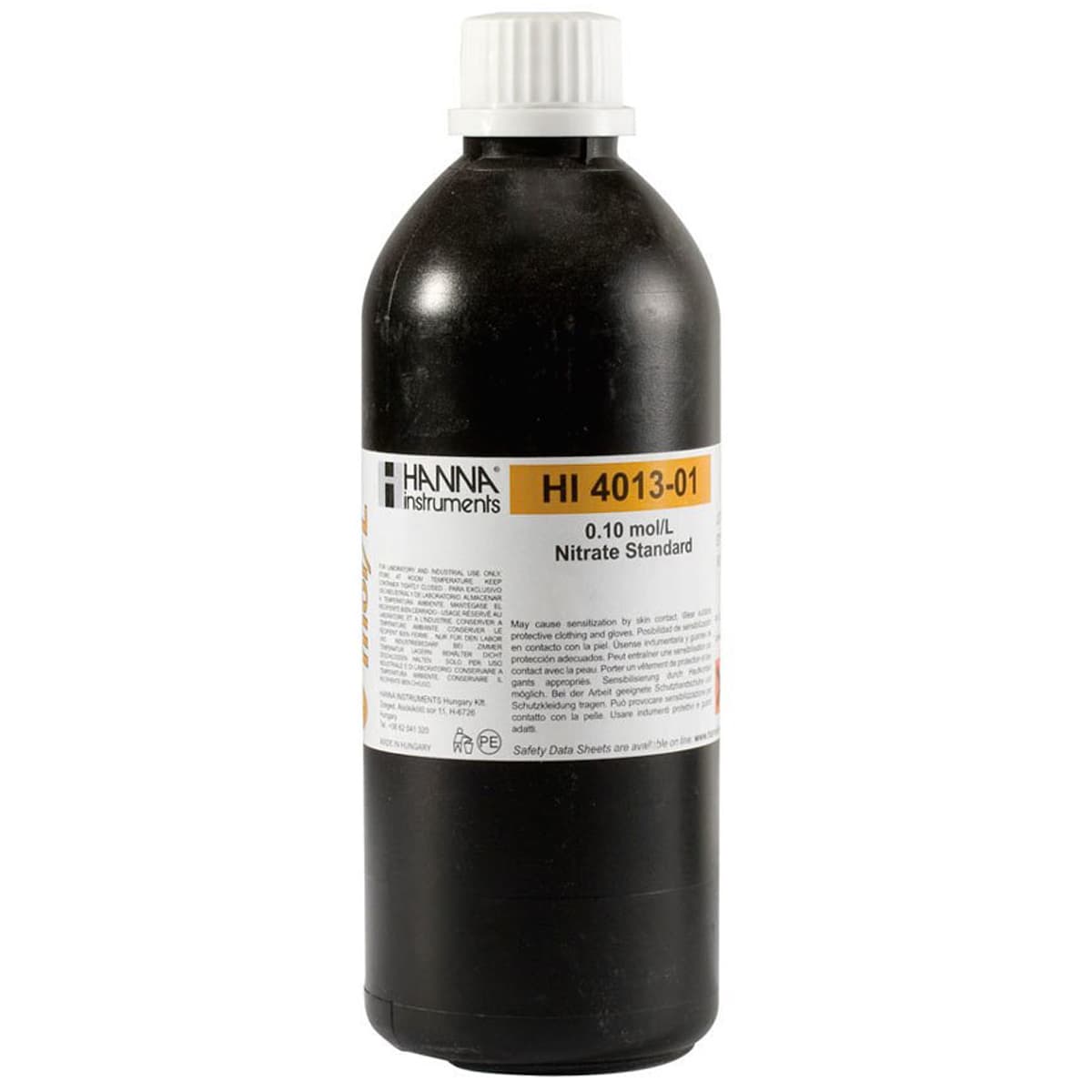 HI4013-01 ISE 0.1M Nitrate Std , 500 ml Bottle