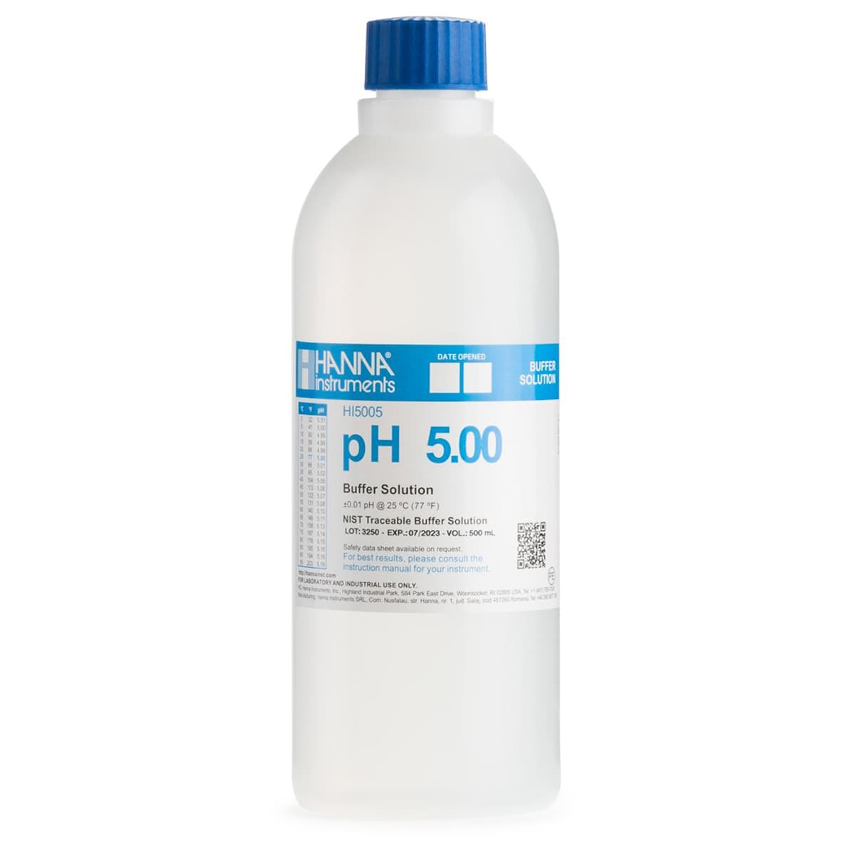 HI5005 – 5.00 pH@25°C – TQ – 500ml