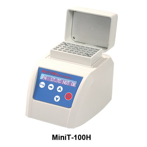 MiniT-100H Dry Bath Incubator, ambient+5°C to 100°C (Including A-MiniT block)