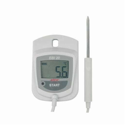 Ebro เครื่องวัดและบันทึกค่าอุณหภูมิ,ความชื้น หรือความดัน รุ่น EBI 20-TE1 1601-0043