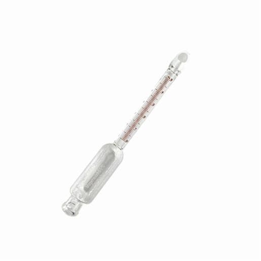 Funke Gerber แท่งแก้ววัดเปอร์เซ็นต์ไขมันในนมผงช่วง 0-5% 3162