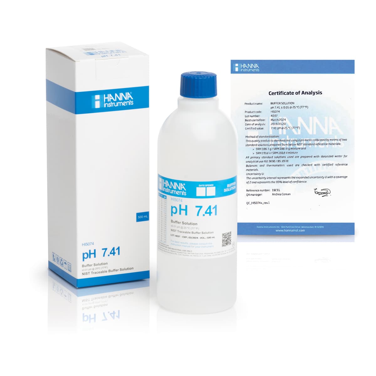 HI5074 – 7.40 pH@25°C – TQ – 500ml