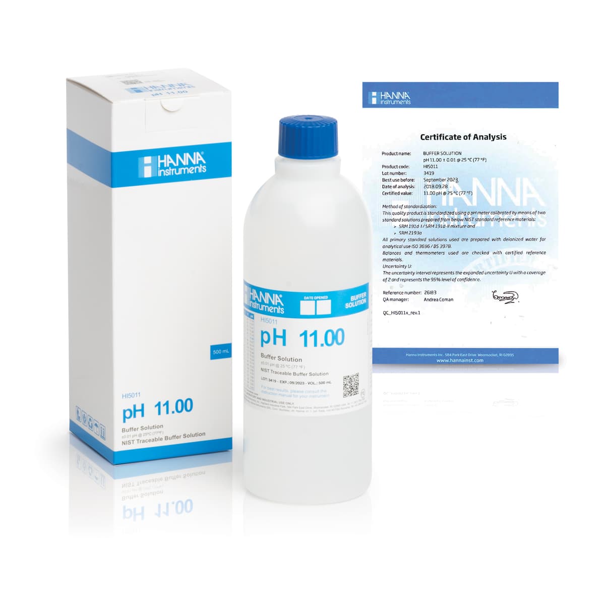 HI5011 – 11.00 pH@25°C – TQ – 500ml