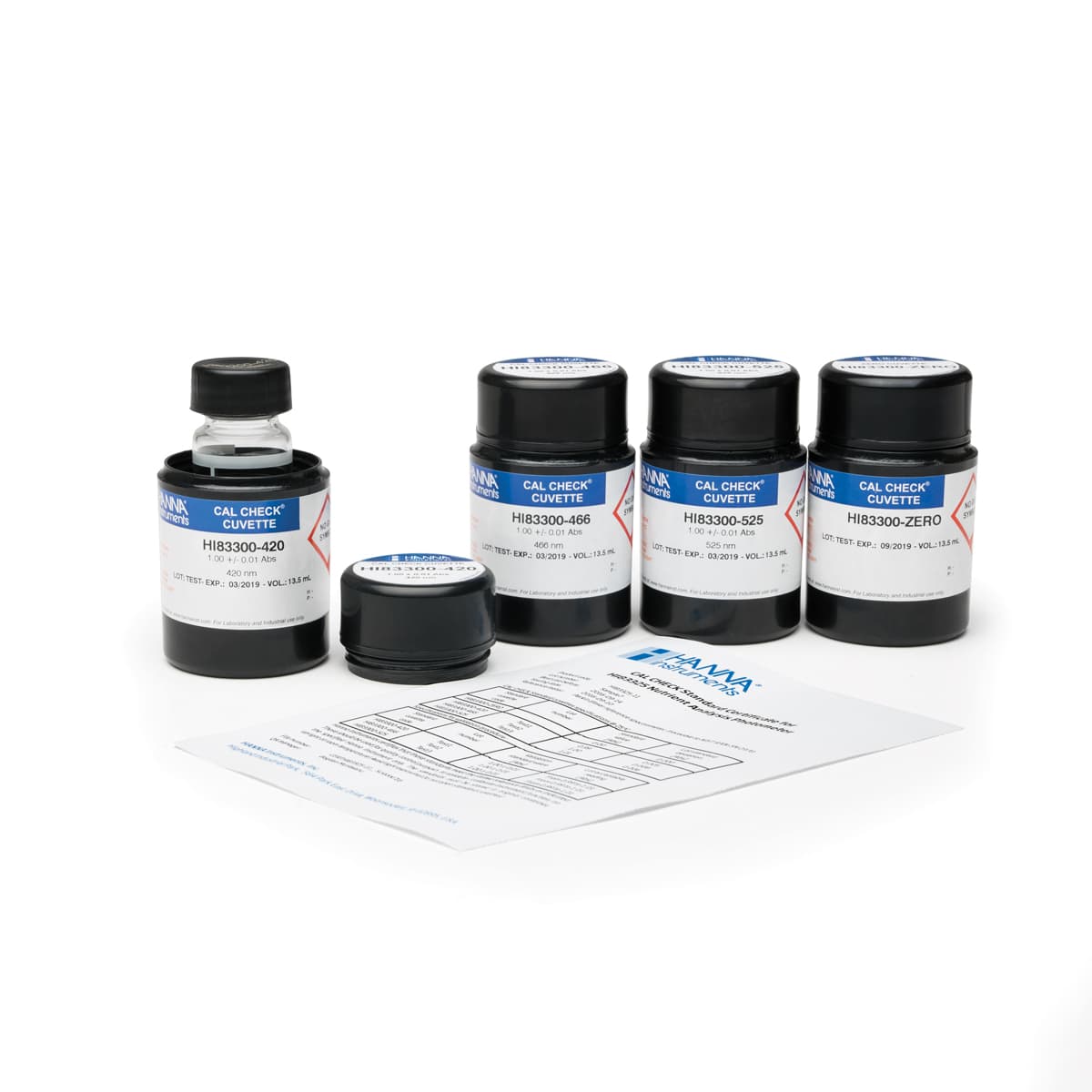 CAL Check Cuvette Kit for HI83325 Nutrient Analysis Photometer