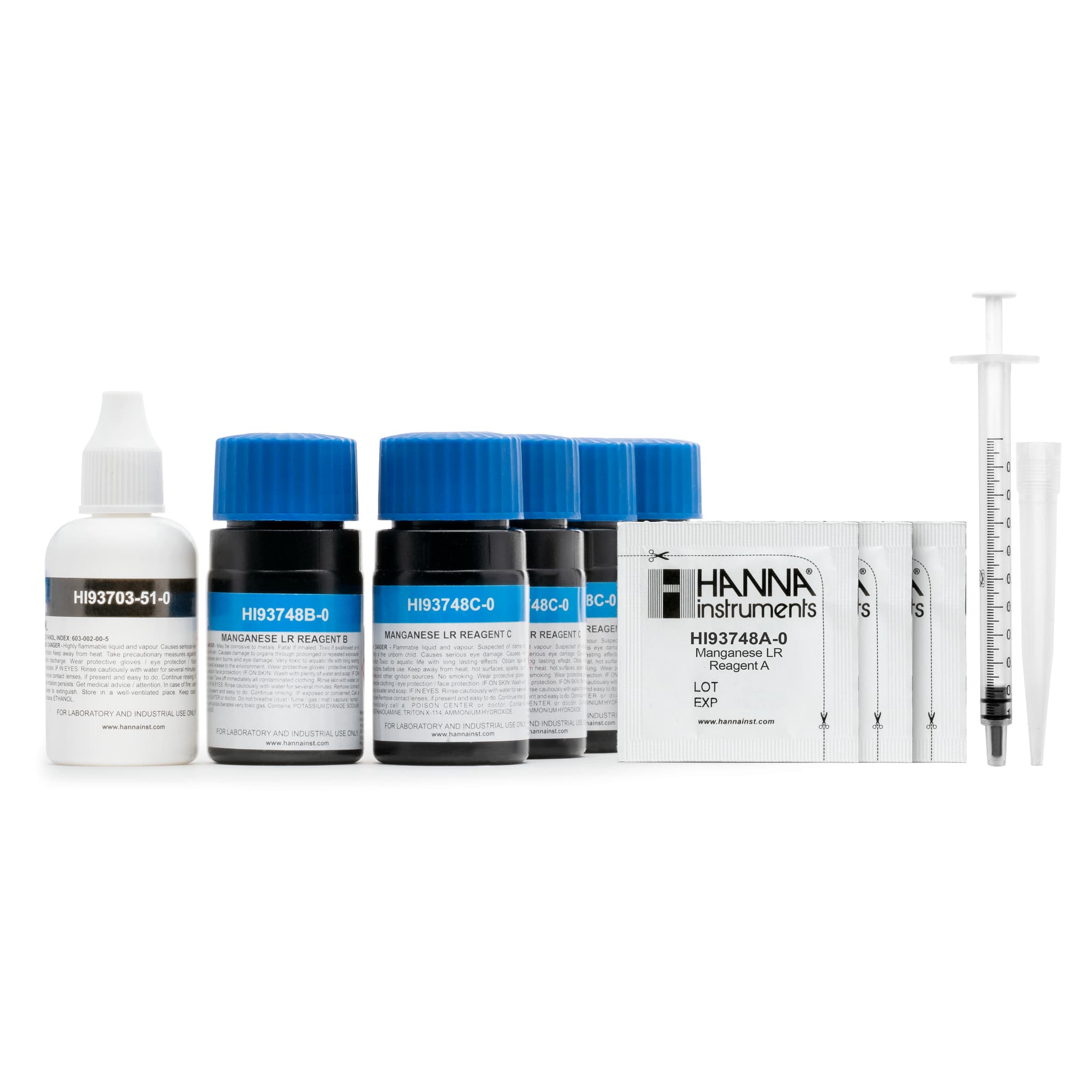 HI93748-01 Manganese LR – Reagents – 50 Tests