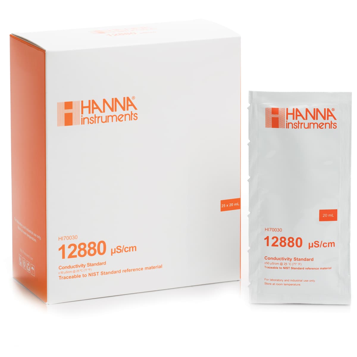 HI70030P – EC 12880 μS/cm@25°C – 25x20ml