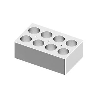 Heating Block, Used for 50 ML. Tubes, 8 Holes