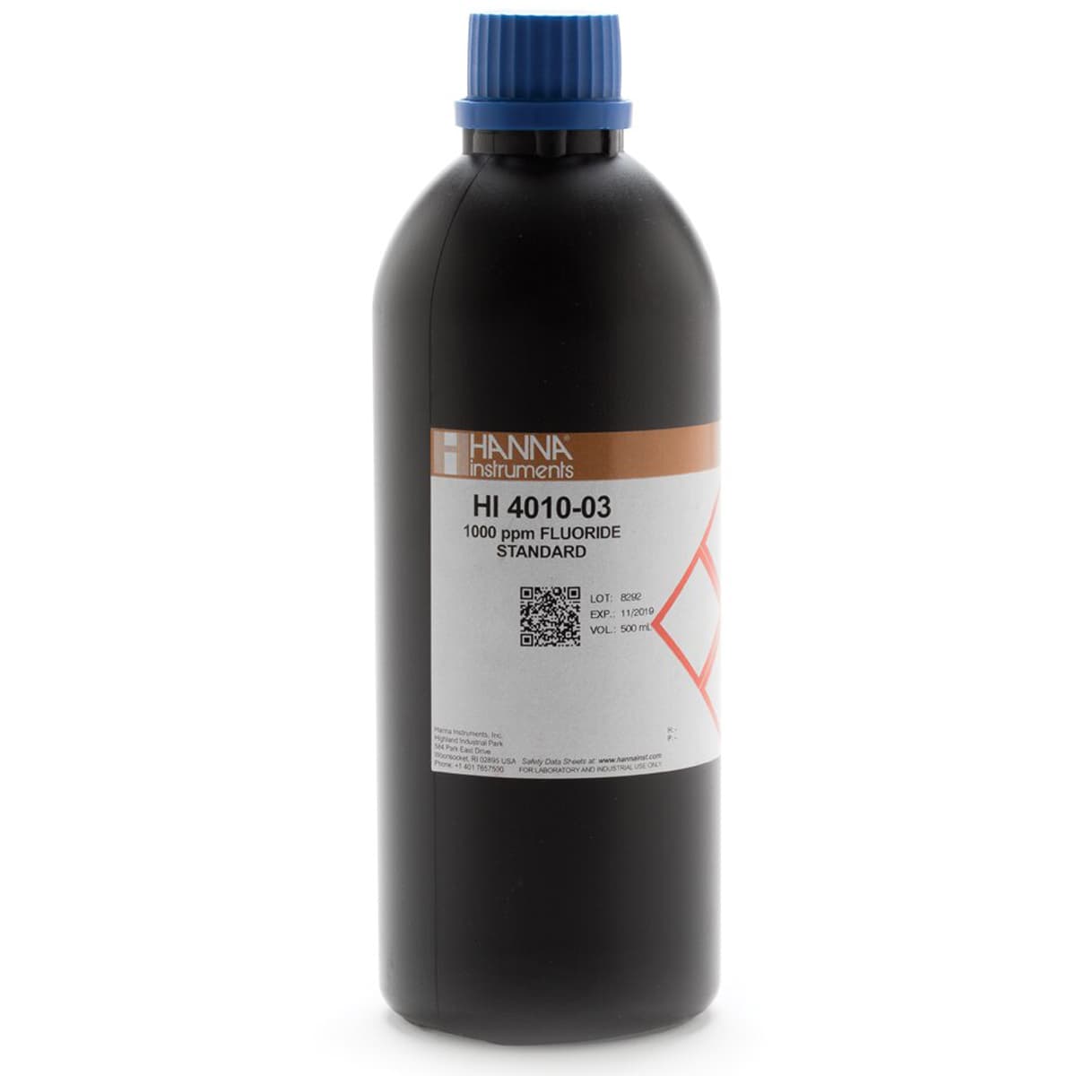 HI4010-03 ISE 1000 mg/L (ppm) Fluoride Std , 500 ml Bottle
