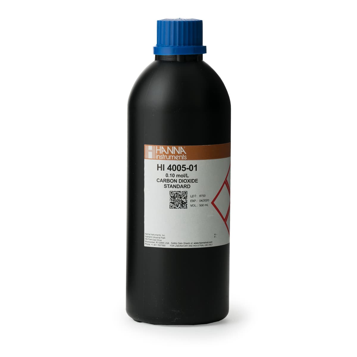 HI4005-01 ISE 0.1M Carbon Dioxide Std , 500 ml Bottle