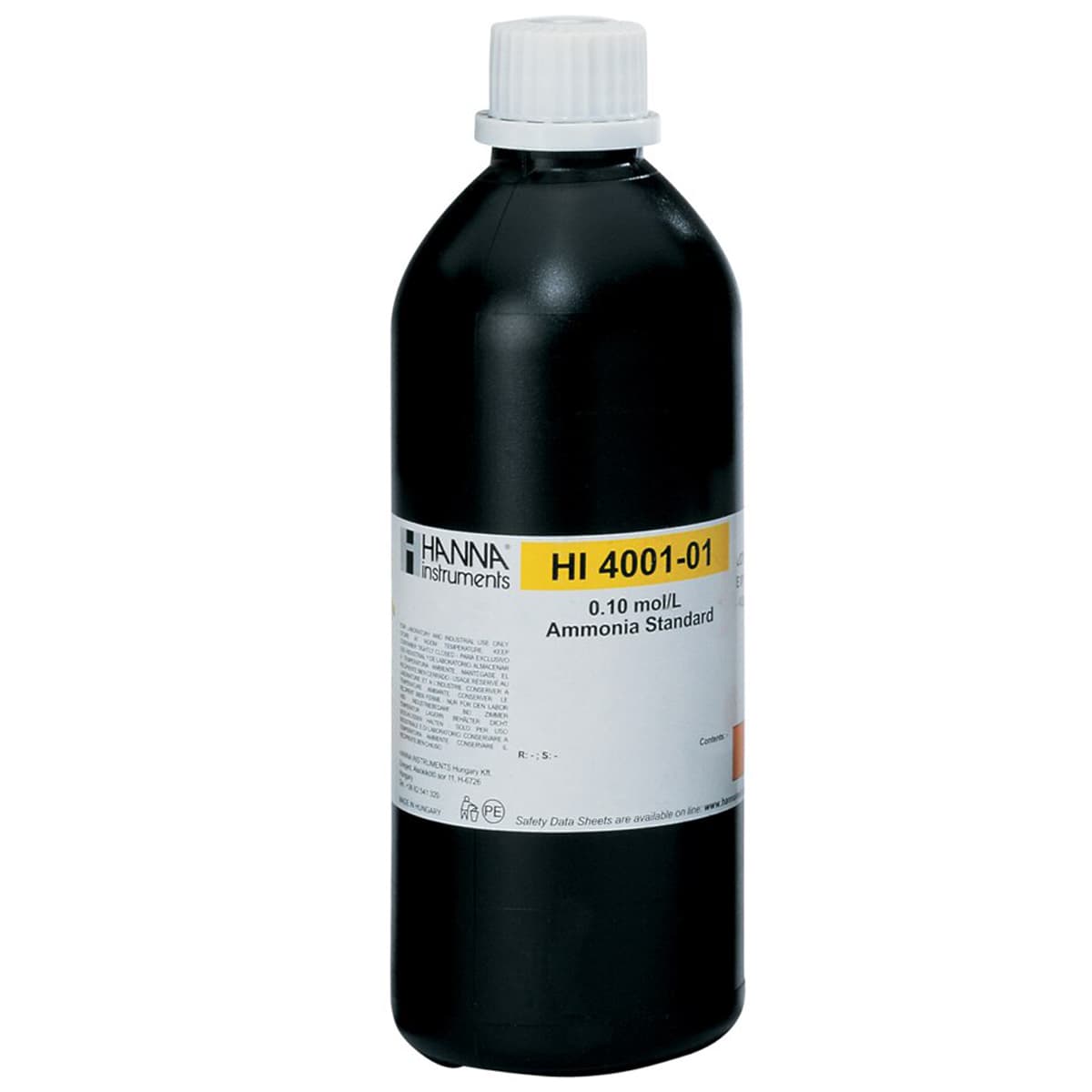 HI4001-01 ISE 0.1M Ammonia Std , 500 ml Bottle