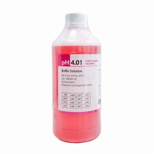 Rocker Scientific ROCKER Buffer solution pH 4.01, 500ml 168400-56