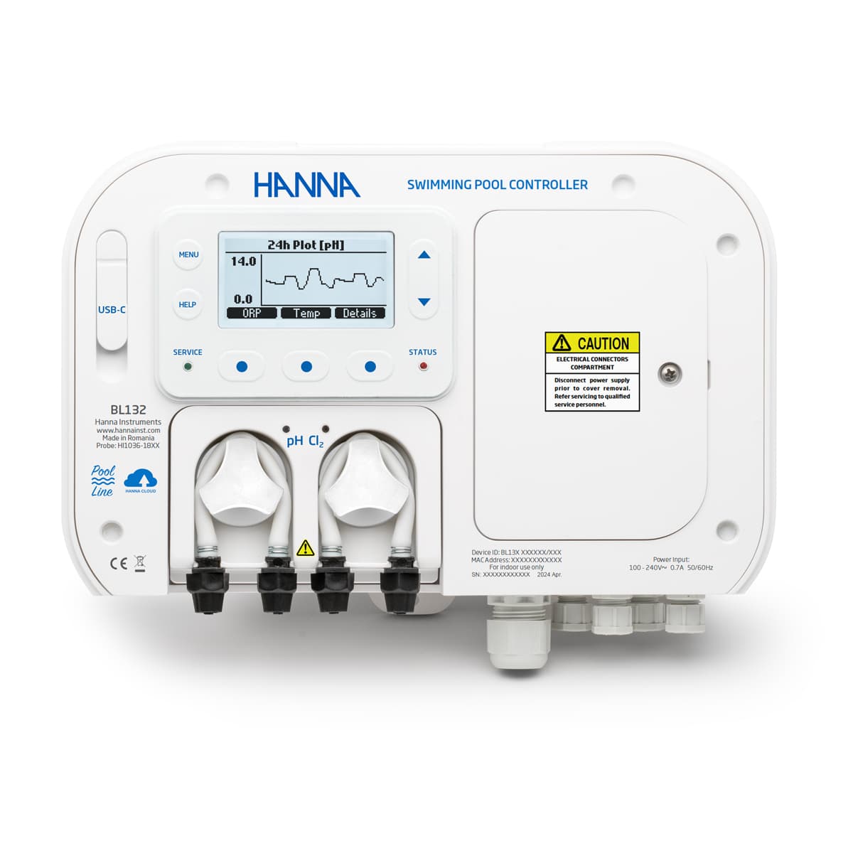 Swimming Pool Controllers for pH Disinfection and Control
