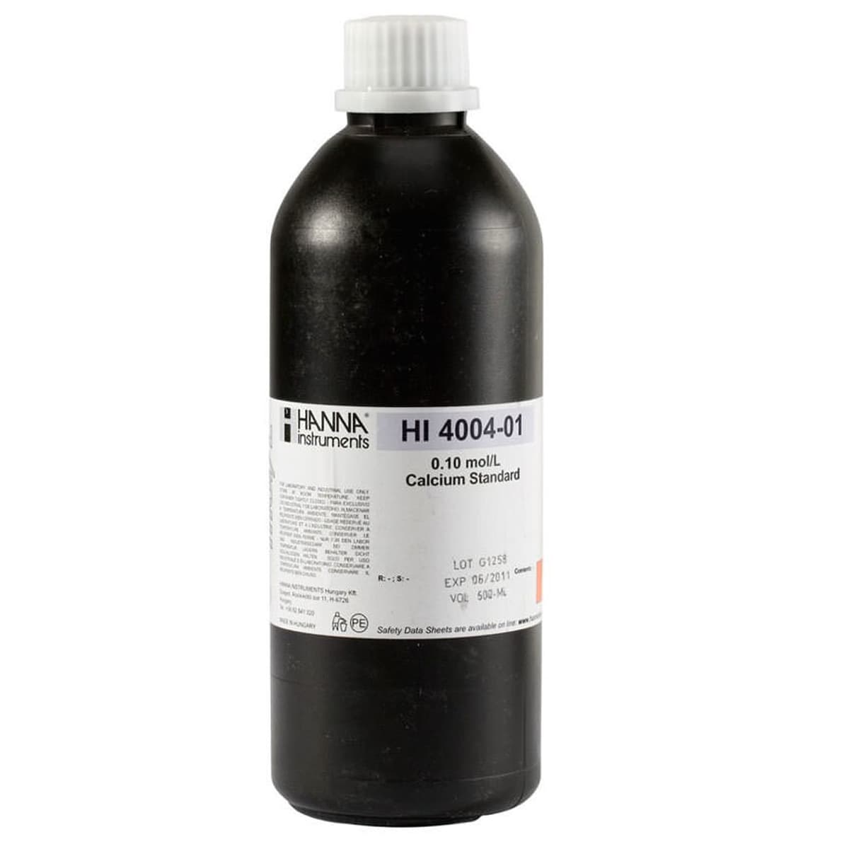 HI4004-01 ISE 0.1M Calcium Std , 500 ml Bottle